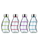 CONSOL GLASS CURVY BOTTLE - 350ML- ASST COLOURS