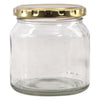 CONSOL SPREAD JARS WITH GOLD LIDS 6PK, 250ML