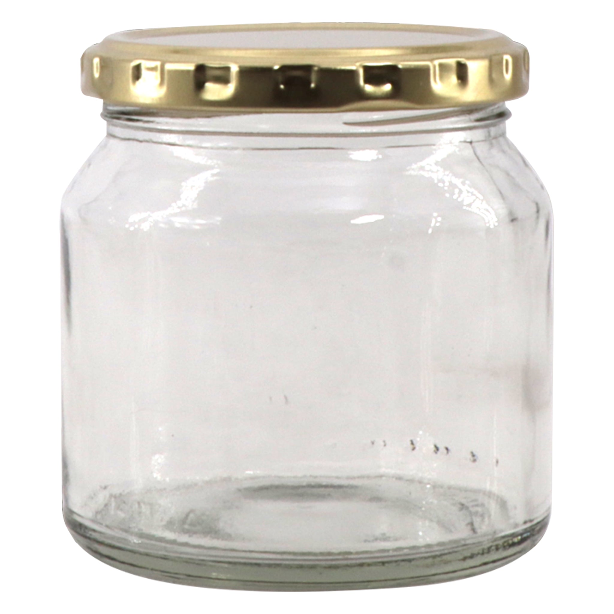 CONSOL SPREAD JARS WITH GOLD LIDS 6PK, 250ML