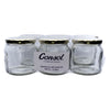 CONSOL SPREAD JAR WITH GOLD LID 6 PACK, 250ML (82X80MM DIA)