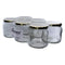 CONSOL SPREAD JAR WITH GOLD LID 6 PACK, 250ML (82X80MM DIA)