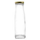 CONSOL CHUTNEY BOTTLE WITH GOLD LID 6 PACK, 250ML (180X54MM DIA)