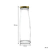 CONSOL CHUTNEY BOTTLE WITH GOLD LID 6 PACK, 250ML (180X54MM DIA)