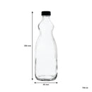 CONSOL UTILITY BOTTLE WITH BLACK LID 6 PACK, 750ML (246X85MM DIA)