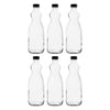 CONSOL UTILITY BOTTLES WITH BLACK LIDS 6PK, 750ML