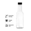 CONSOL WORCESTER SAUCE BOTTLES WITH BLACK LIDS 6PK, 125ML