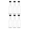 CONSOL WORCESTER SAUCE BOTTLES WITH BLACK LIDS 6PK, 125ML