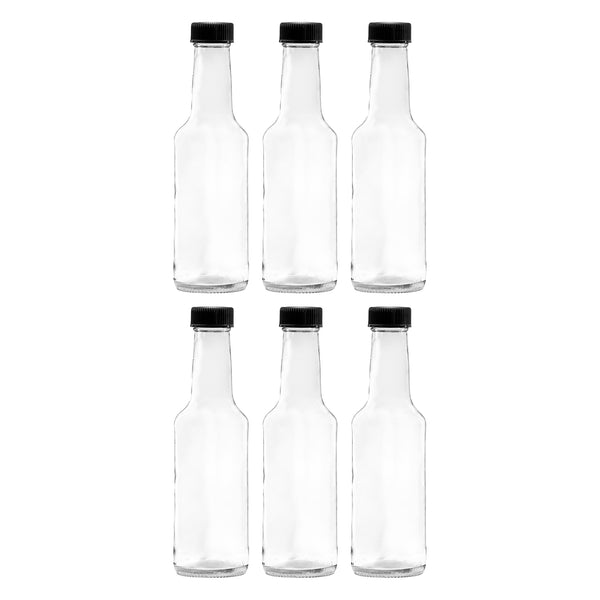 CONSOL WORCESTER SAUCE BOTTLE WITH BLACK LID 6 PACK, 125ML