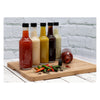 CONSOL WORCESTER SAUCE BOTTLES WITH BLACK LIDS 6PK, 250ML