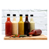 CONSOL WORCESTER SAUCE BOTTLES WITH BLACK LIDS 6PK, 250ML