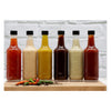 CONSOL WORCESTER SAUCE BOTTLES WITH BLACK LIDS 6PK, 250ML