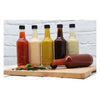 CONSOL WORCESTER SAUCE BOTTLES WITH BLACK LIDS 6PK, 250ML