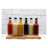 CONSOL WORCESTER SAUCE BOTTLES WITH BLACK LIDS 6PK, 250ML