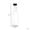 CONSOL WORCESTER SAUCE BOTTLE WITH BLACK LID 6 PACK, 250ML (192X57MM DIA)