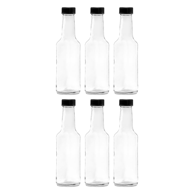 CONSOL WORCESTER SAUCE BOTTLE WITH BLACK LID 6 PACK, 250ML (192X57MM DIA)