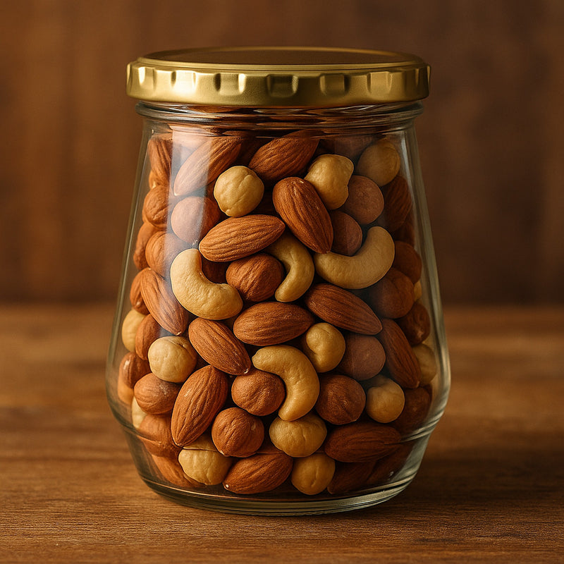 CONSOL CONICAL JAR WITH GOLD LID 6PK, 375ML