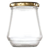 CONSOL CONICAL JARS WITH GOLD LIDS 6PK, 375ML