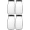 REGENT MAYO JAR WITH BLACK LID 4 PACK, 1LT