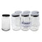 CONSOL SHEER JAR WITH BLACK LID 6 PACK, 250ML (57MM DIAX120MM)