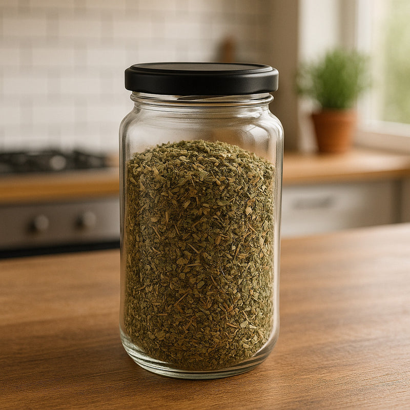 CONSOL SHEER JAR WITH BLACK LID 6PK, 250ML