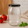CONSOL FARRAGO JAR WITH BLACK LID 6PK, 375ML