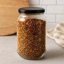 CONSOL ROUND JAR WITH BLACK LID 6PK, 750ML