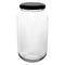 CONSOL ROUND JAR WITH BLACK LID 6 PACK, 750ML (165X85MM DIA)
