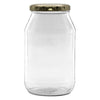 CONSOL CATERING JAR WITH GOLD LID 6PK, 750ML