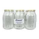 CONSOL CATERING JAR WITH GOLD LID 6PK, 750ML