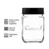 CONSOL JAR WITH ASSORTED COLOURED LID 6PK, 250ML