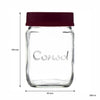CONSOL JARS WITH ASSORTED COLOURED LIDS 6PK, 250ML