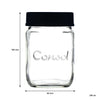 CONSOL JAR WITH ASSORTED COLOURED LID 6PK, 250ML