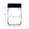 CONSOL JARS WITH ASSORTED COLOURED LIDS 6PK, 250ML