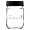 CONSOL JAR WITH ASSORTED COLOURED LID 6PK, 250ML