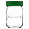 CONSOL JAR WITH ASSORTED COLOURED LID 6PK, 250ML