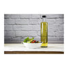 CONSOL ROUND OIL/VINEGAR BOTTLE WITH BLACK LID 6PK, 500ML