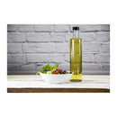 CONSOL ROUND OIL / VINEGAR BOTTLE WITH BLACK LID 6PK, 500ML