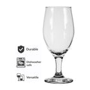 NADIR WINDSOR STEMMED BEER GLASS, 330ML