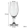 NADIR WINDSOR STEMMED BEER GLASS, 330ML