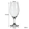 NADIR WINDSOR STEMMED BEER GLASS, (330ML)