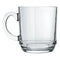 NADIR ASPEN STACKABLE GLASS MUG, (300ML)