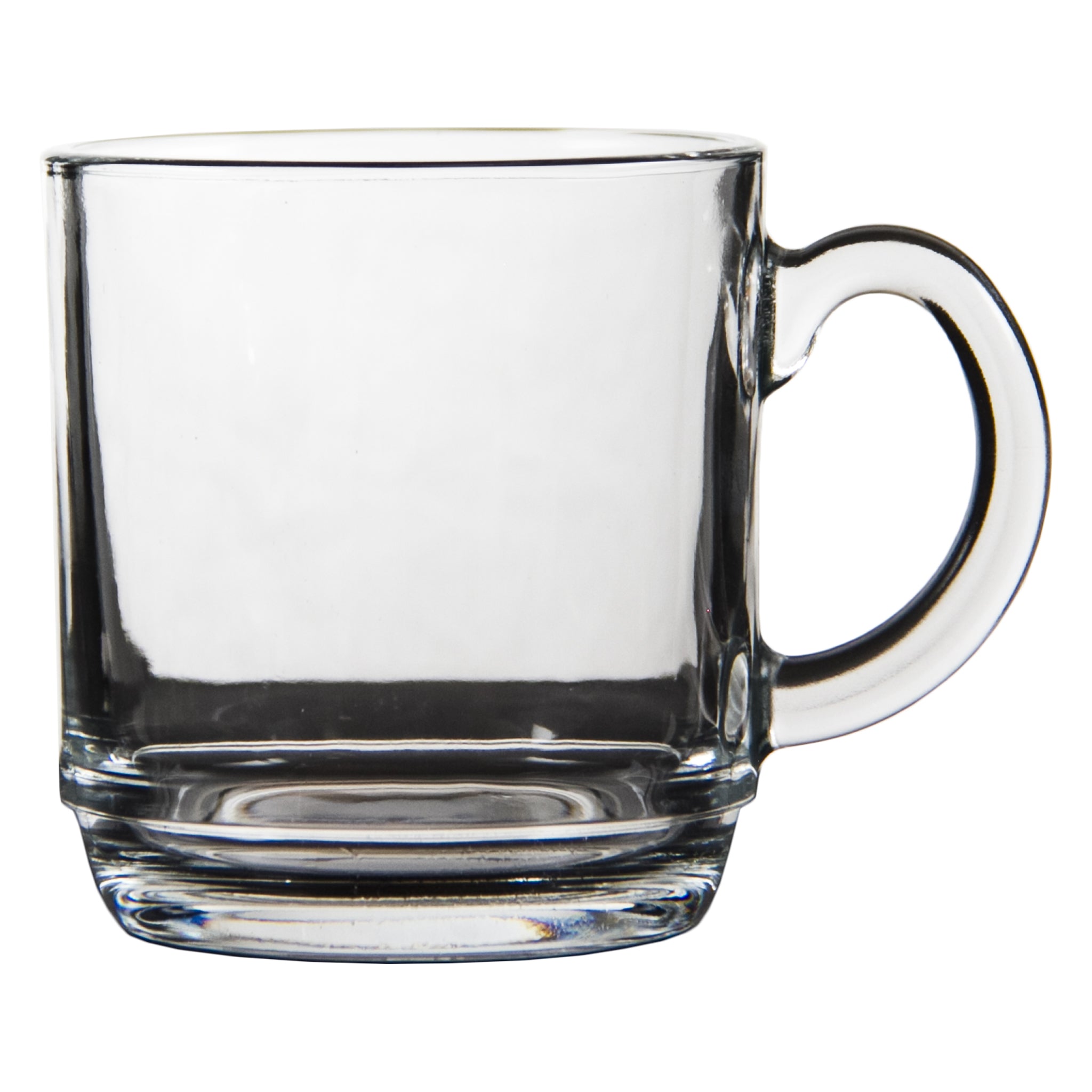 NADIR ASPEN STACKABLE GLASS MUG, 300ML