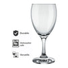 NADIR WINDSOR STEMMED RED WINE GLASS, 300ML
