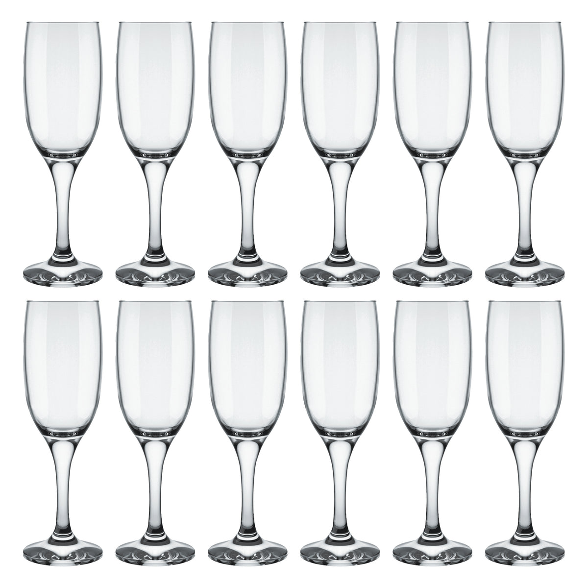 NADIR WINDOR STEMMED CHAMPAGNE FLUTE, 210ML