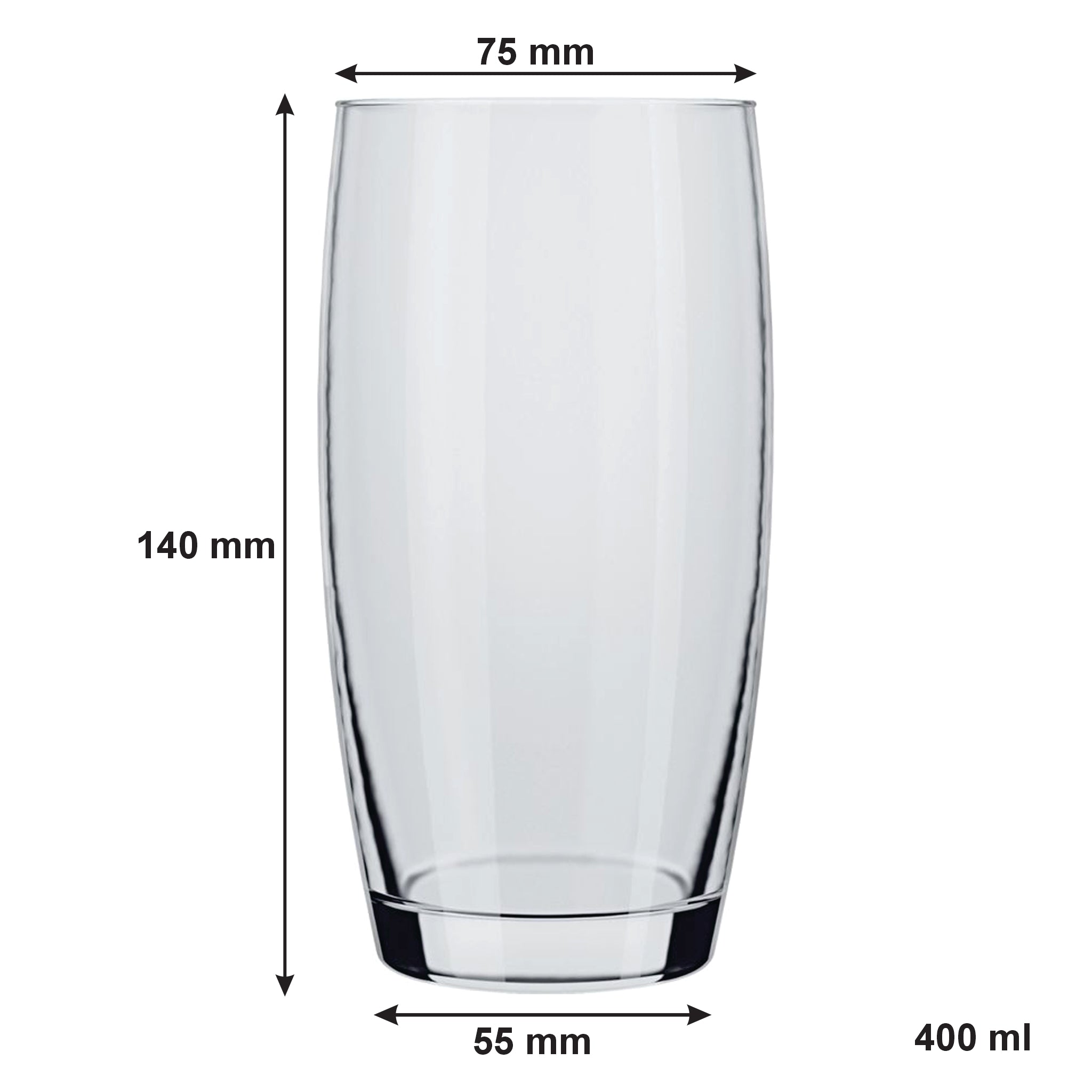 NADIR OCA HIGHBALL TUMBLER, 400ML