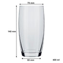 NADIR OCA HIGH BALL TUMBLER, (400ML)
