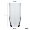 NADIR OCA HIGH BALL TUMBLER, (400ML)
