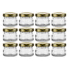 CONSOL MINI JAR WITH GOLD LID 12PK, 28ML