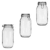 REGENT HERMETIC GLASS CANISTER WITH CLIP SEAL GLASS LID, 2L