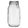 REGENT HERMETIC GLASS CANISTER WITH CLIP SEAL GLASS LID, 2L